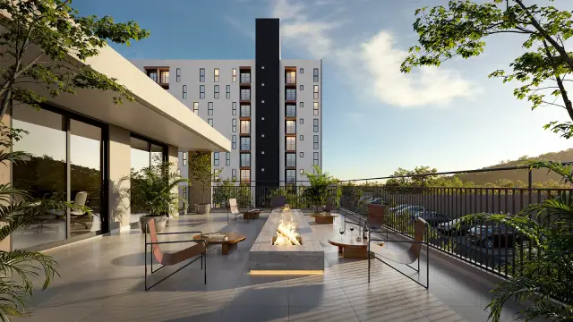 Viva Serenità – Terraço com fire place