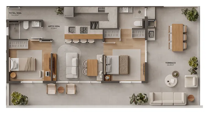 Vivanti – Apartamento de cobertura 1004